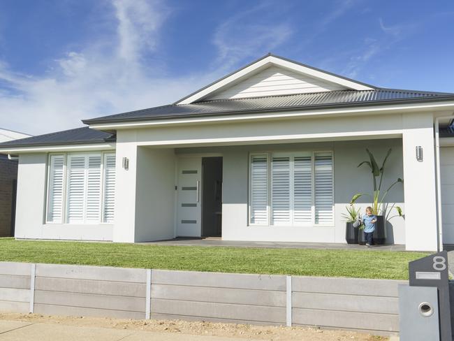 The home is loosely based on the Hickinbotham Inverness in Moana, South Australia. Picture: Nick Clayton