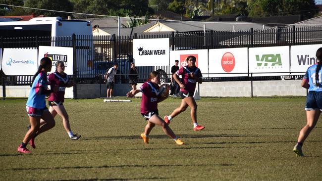 Marsden State High School Year 9/10 division 1 schoolgirls in action during the season.