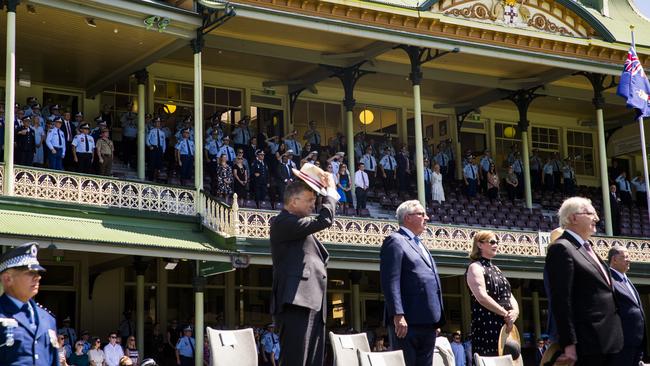 Proud families cheered on from the grandstands of the SCG. Picture: Dylan Robinson