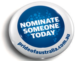 Nominate someone for Pride of Australia.