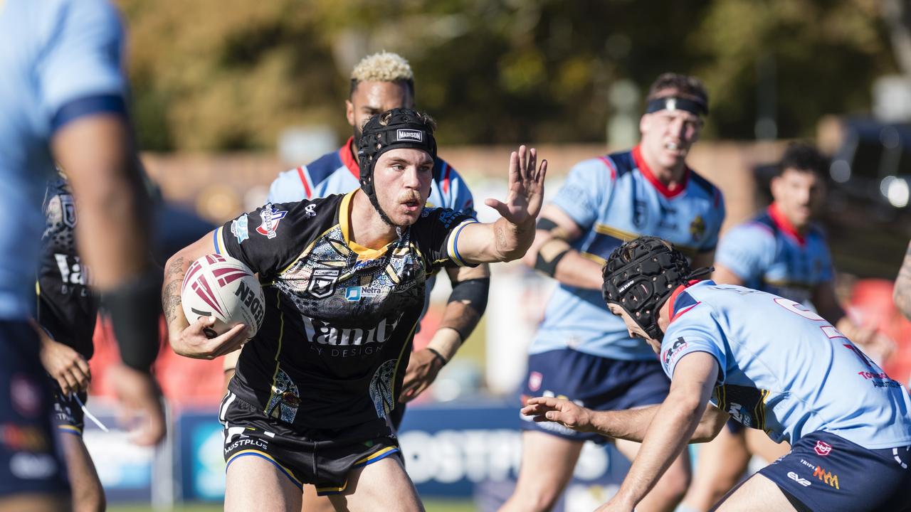 Blake Mozer of Souths Logan Magpies. Picture: Kevin Farmer