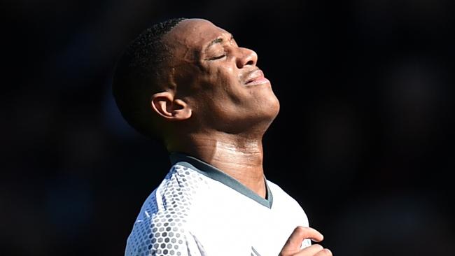 Manchester United's French striker Anthony Martial.