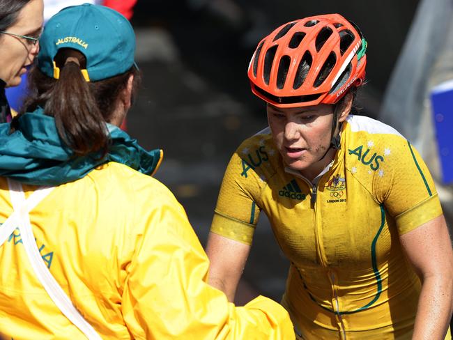 Hosking rides at the London Olympics.