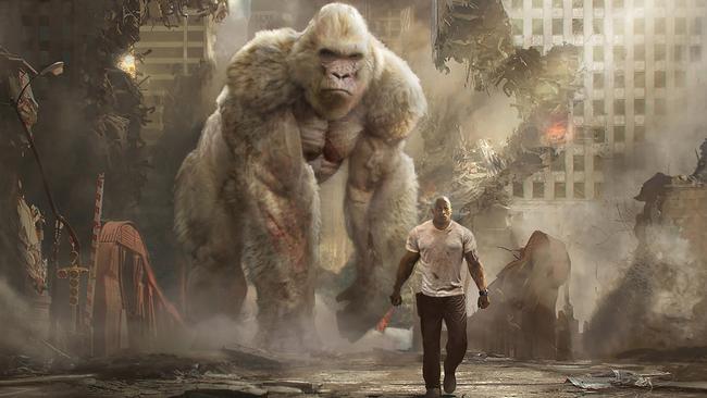 Rampage is more fun that it should be due Dwayne Johnson.