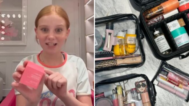 Pixie Curtis and her lavish skincare products. Image: Instagram