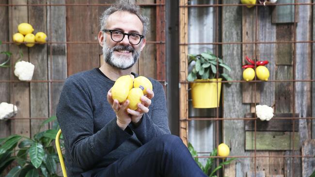 Italian chef Massimo Bottura will visit Australia next month. Picture: Dylan Robinson