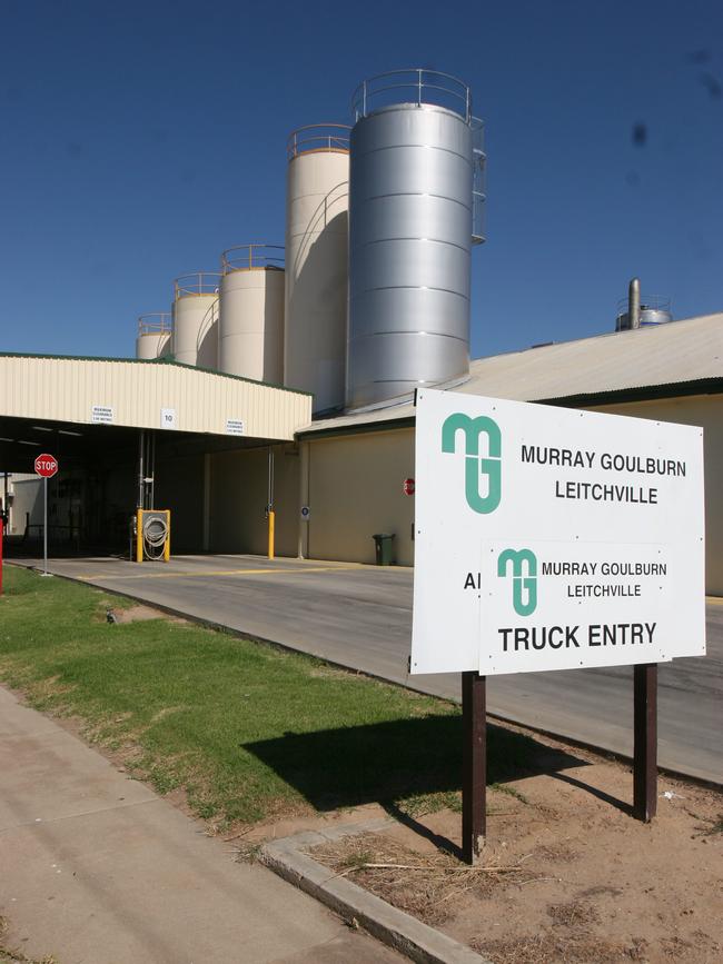 Murray Goulburn Co-op's Leitchville cheese factory.