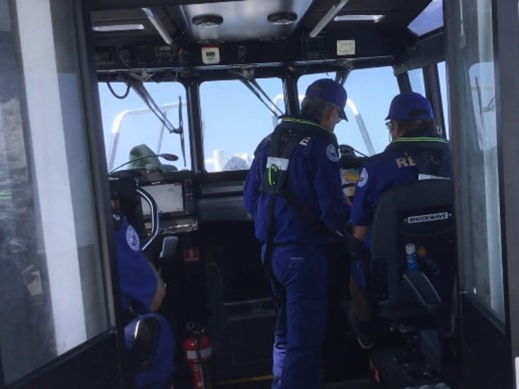 Marine Rescue NSW volunteers were tasked by NSW Police Marine Area Command to assist in the search at 8am Saturday. Picture: Marine Rescue NSW.