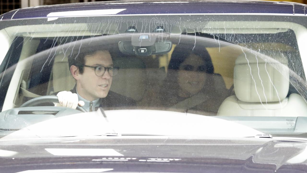 Princess Eugenie was seen today for the first time since the birth of her son. Picture: John Phillips/Getty Images