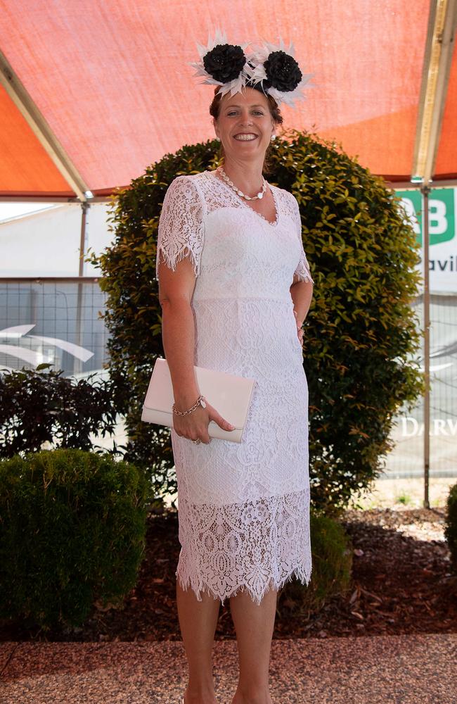 Lisa Dewsbury at the 2023 Darwin Derby day. Picture: Pema Tamang Pakhrin