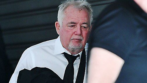 Developer John Woodman attending the IBAC hearings. Picture: Jake Nowakowski