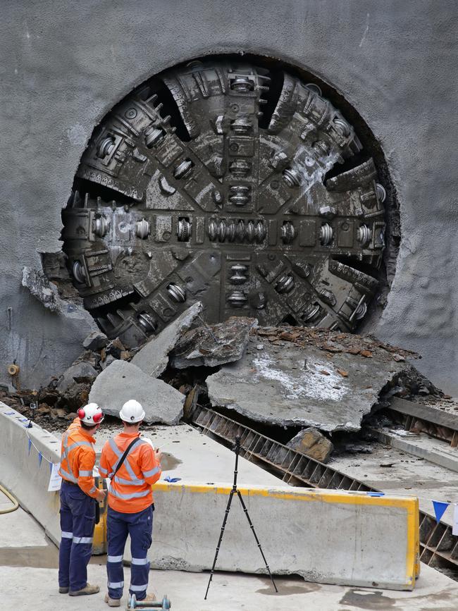 Florence tunnel boring machine