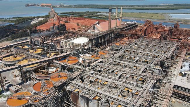 Queensland Alumina Limited Gladstone. Picture: Rodney Stevens DJI Mavic Air 2