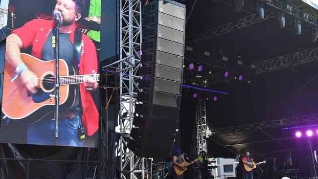 Busby Marou performing at day 3 of the 2023 Caloundra Music Festival. Photo: Elizabeth Neil