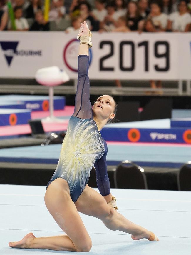 Emma Nedov tried to retire from gymnastics. Picture: AAP Image/Stefan Postles