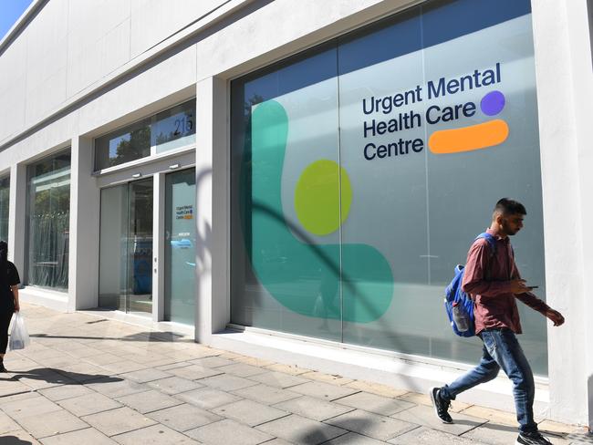 17/3/21. Media walk through the Urgent Mental Health Care Centre on Grenfell Street, Adelaide - the first in the Nation and a blueprint for another seven more.Picture: Keryn Stevens