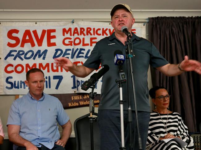 Anthony Albanese and Darcy Byrne (left). Picture: Toby Zerna