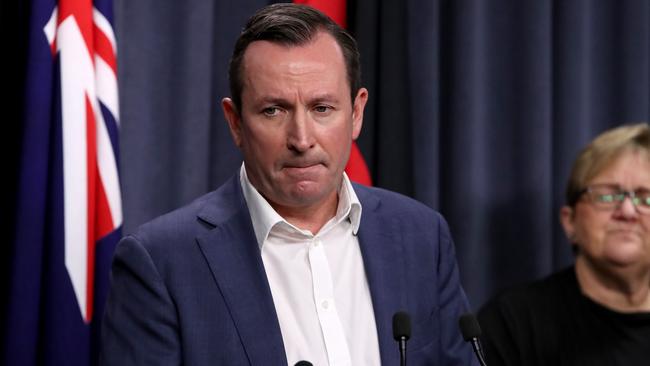 WA Premier Mark McGowan has held a firm line on lockdowns. Picture: Colin Murty