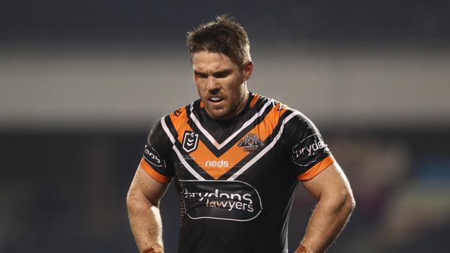 Chris Lawrence has called time on his NRL career. Picture: Brendon Thorne/AAP