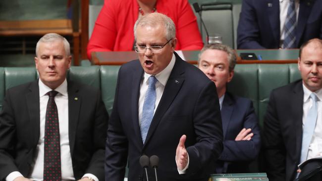 PM Scott Morrison. Picture Kym Smith