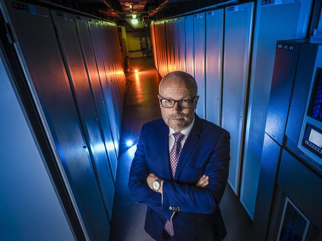 Former national cyber security adviser Alastair MacGibbon says the Nine Network’s hacking should serve as a “wake up call”. Picture: Roy Van Der Vegt