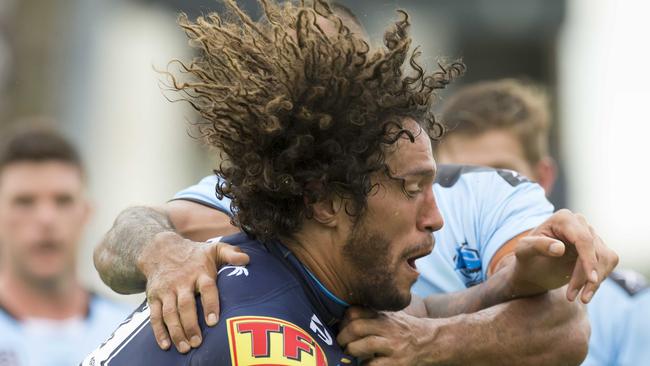 Kevin Proctor is renowned as a quality defender but has struggled to make an impact in attack for the Titans. Picture: AAP Image