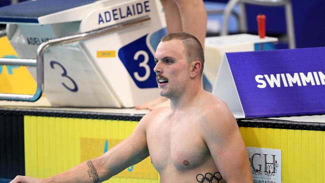 Michael Pickett beat a record of Kyle Chalmers (pictured).                                     Delly Carr / Swimming Australia Ltd.