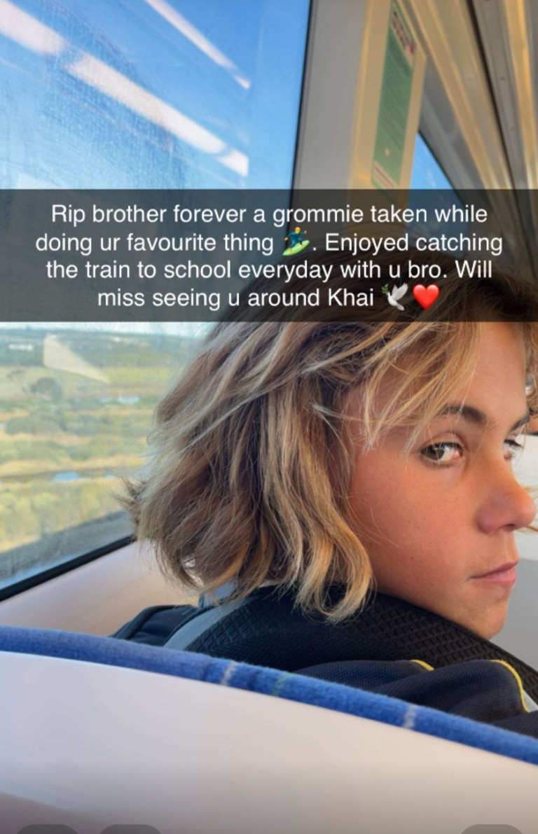 Espen Jack shared a tribute to Khai Cowley, who was tragically killed by a shark at Ethel Beach on the Yorke Peninsula. Picture: GoFundMe/EspenJack