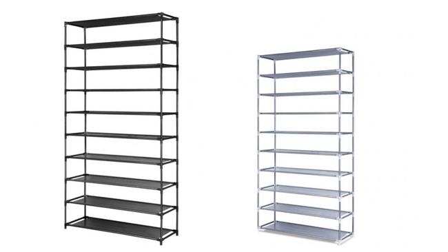 Artiss 10-Tier Shoe Shelf Holder. Image: Harvey Norman.