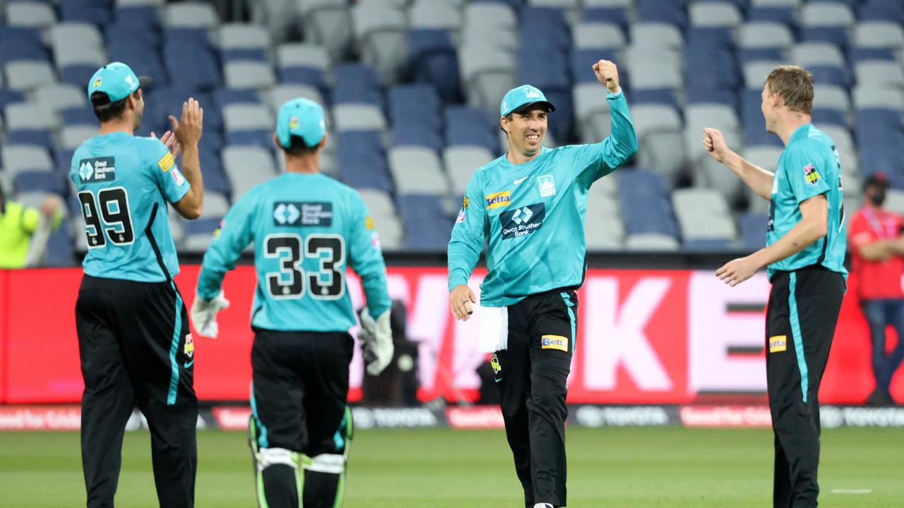 Brisbane Heat fielded a team of replacements in Geelong against Melbourne Renegades.