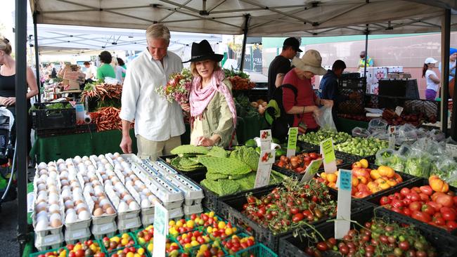 Santa Monica Farmers Market, California.