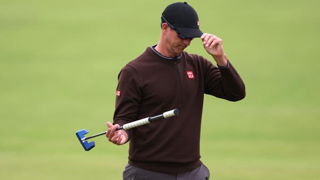 Adam Scott had a good week. Picture: Gregory Shamus/Getty Images