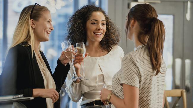 Remember, a work Christmas party is still work – as well as a perfect opportunity to network. Picture: iStock