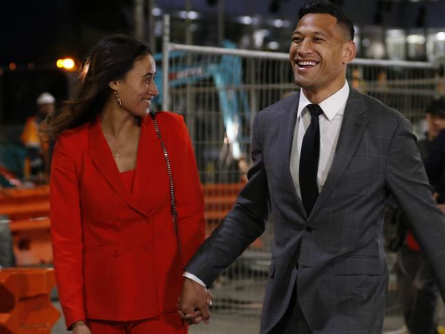 Maria and Israel Folau have endured a tough ride this year.