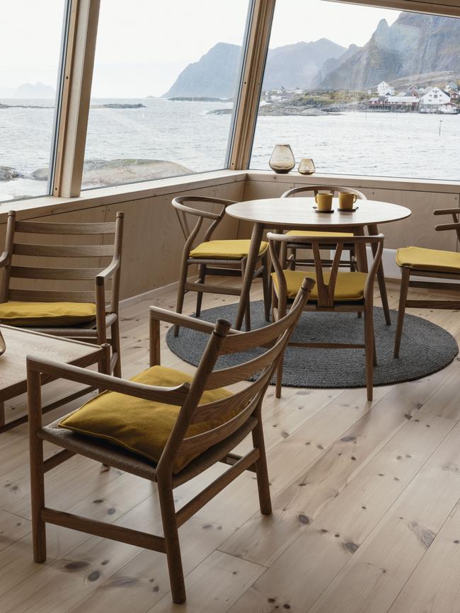 Dining at Holmen Lofoten. Picture: supplied.