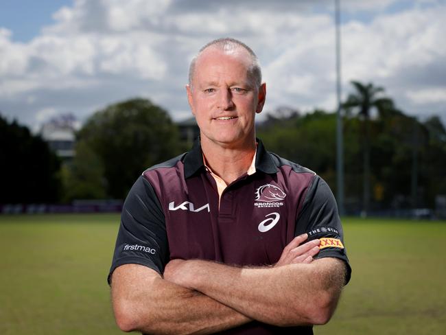 Brisbane Broncos new coach Michael Maguire. Picture: Steve Pohlner