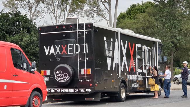 The anti-vaccination bus in Queensland.