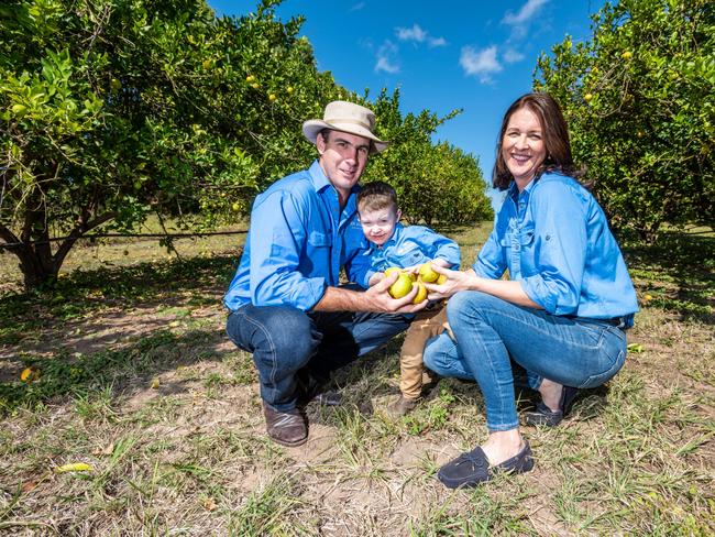 Will and Anna McLay with their son Hugh. Photo/Woolworths.