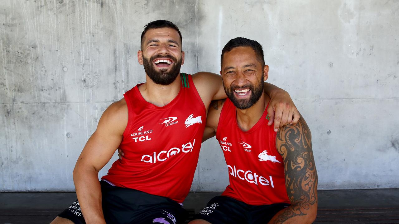 The addition of Josh Mansour and Benji Marshall will round out the Rabbitohs top-30 squad. Picture: Toby Zerna