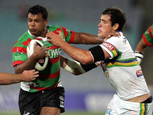 NRL - South Sydney Rabbits vs Canberra Raiders @ Telstra Stadium . Dean Widders Pic;Gregg Porteous