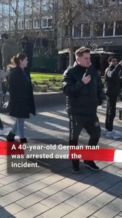 Two dead after car rams crowd in German city