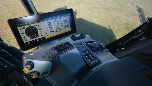 The G-Hub integrated control system tells you everything about what the sprayer is doing.