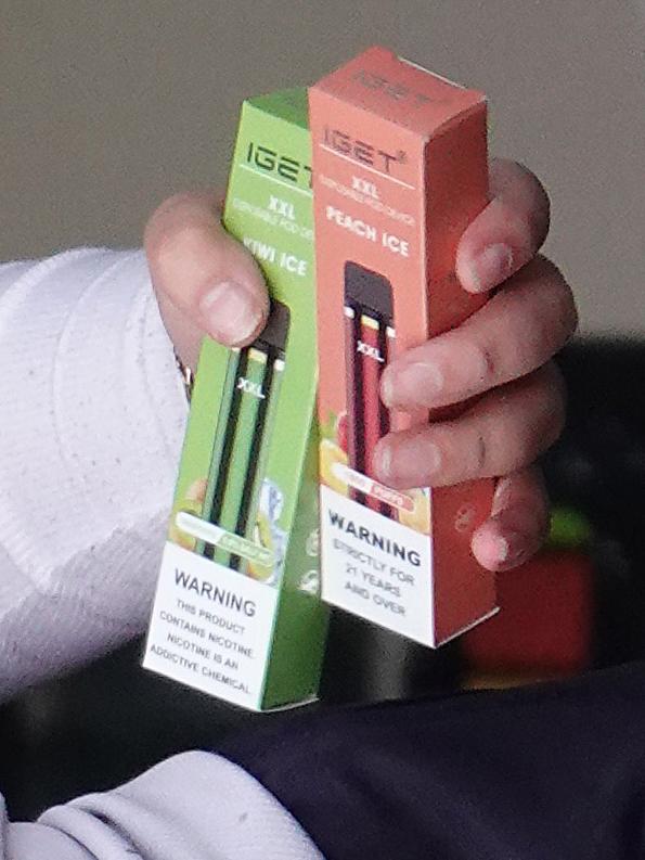 Illegal vaping products. Picture: Alex Coppel