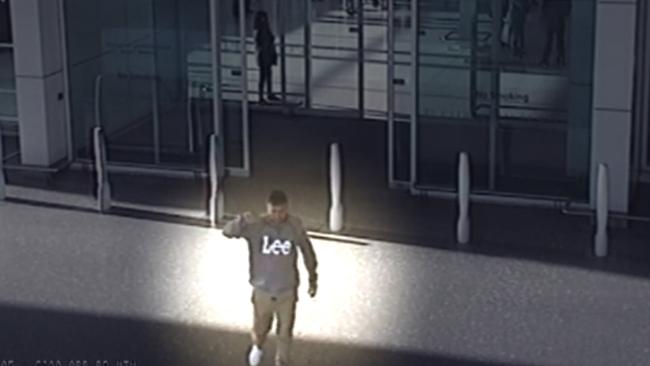 Michael Modesti at Adelaide Airport, after returning from Thailand on May 6.