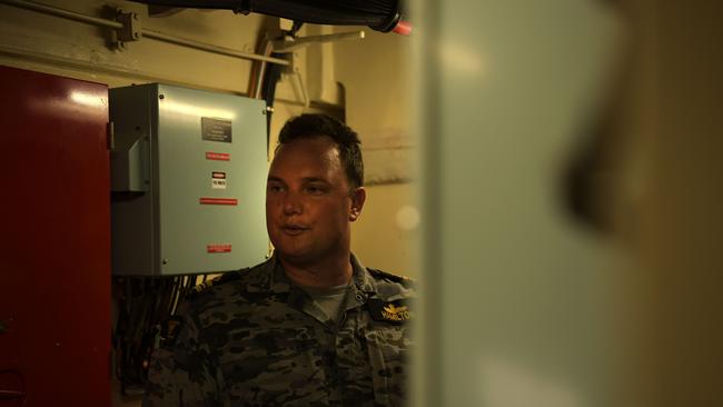 Operation Kakadu onboard the HMAS Perth. Picture: (A)manda Parkinson