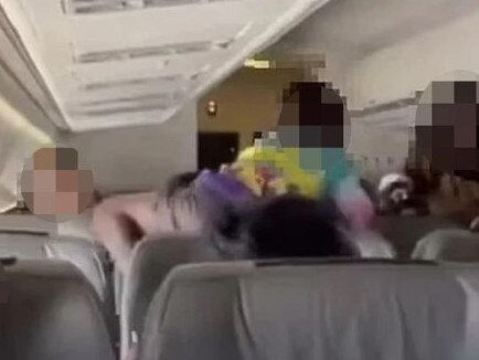 A flight from Cairns was forced to turn back due to an alleged mid-air fight. Picture: Twitter/JetSkiBandit