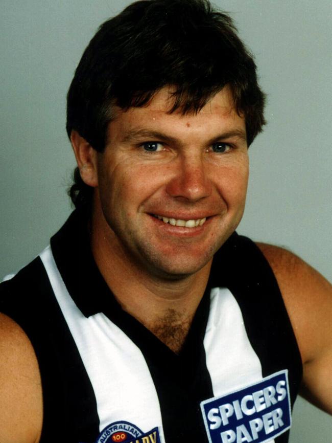 Assistant coach at Collingwood, 1996.