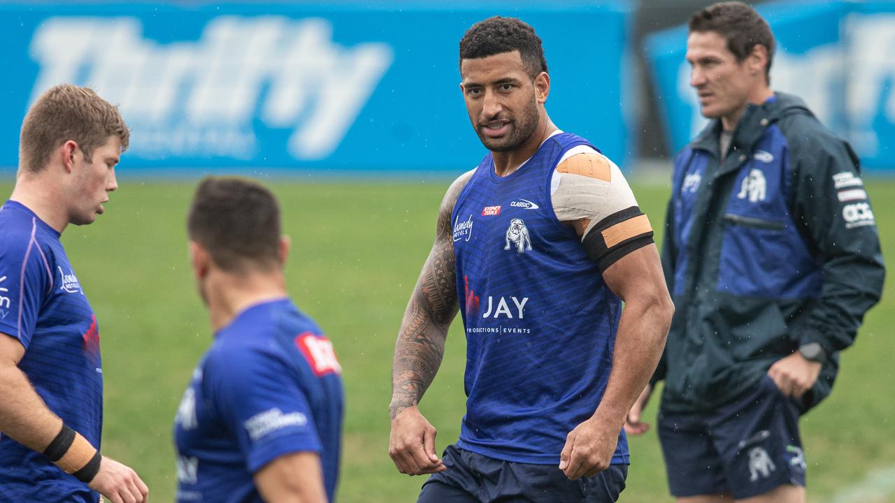 Viliame Kikau is back for the Bulldogs. Picture: Julian Andrews