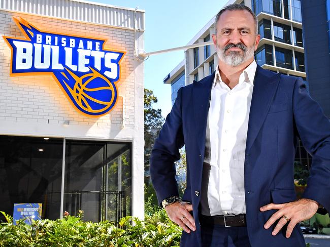 New Brisbane Bullets CEO Malcolm Watts sees the mooted Brisbane Arena as a long-term home for the Bullets. Picture: John Gass