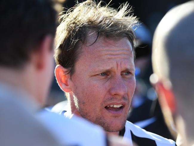 Scoresby coach Scott Goldsworthy. Picture: James Ross/AAP